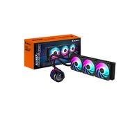 GIGABYTE AORUS WATERFORCE X II 360 : Refroidisseur liquide AIO CPU, 3x 120mm ARGB, LCD, Sockets LGA 115x/1200/1700/1851 & AM4/AM5, TDP 300W