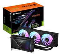 GIGABYTE AORUS GeForce RTX 5080 XTREME WATERFORCE 16G Carte Graphique - 16 Go GDDR7, 256 bits, PCI-E 5.0, 2805MHz Core Clock, 3 x DP 2.1a, 1 x HDMI 2.1b, NVIDIA DLSS 4, GV-N5080AORUSX W-16GD
