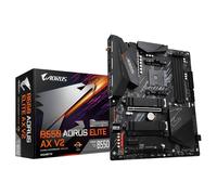 GIGABYTE B550 AORUS ELITE AX V2 Carte mère - Processeurs AMD Ryzen 5000, VRM 12+2 phases, jusqu'à 4733 MHz DDR4, 1xPCIe 4.0 + 1xPCIe 3.0 M.2, Wi-Fi 6E, LAN 2.5GbE, USB 3.2 Gen 2