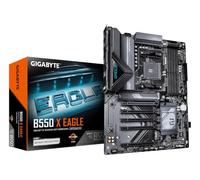 GIGABYTE B550 X Eagle Carte Mère | Processeurs AMD Ryzen 5000 G-Series, VRM 8+2 phases, jusqu’à 3200MHz DDR4, 1xPCIe 4.0 + 1xPCIe 3.0 M.2, LAN 2,5 GbE