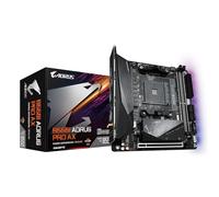 GIGABYTE B550I AORUS PRO AX Carte mère - Processeurs AMD Ryzen 5000, VRM 8 phases, jusqu'à 5300 MHz DDR4, 1xPCIe 4.0 + 1xPCIe 3.0 M.2, Wi-Fi 6E, LAN 2.5GbE, USB 3.2 Gen 2