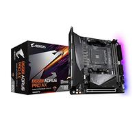 GIGABYTE B550I AORUS Pro AX (AM4 AMD/B550/Mini-Itx/Dual M.2/SATA 6Gb/s/USB 3.2 Gen 1/WiFi 6/2.5 GbE LAN/PCIe4.0/Realtek ALC1220-Vb/DisplayPort 1.4/2xHDMI 2.0B/RGB Fusion 2.0/DDR4/Gaming Carte mère)