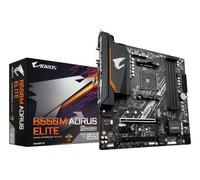 GIGABYTE B550M AORUS ELITE Carte mère - Processeurs AMD Ryzen 5000, VRM 5+3 phases, jusqu'à 4733 MHz DDR4, 1xPCIe 4.0 + 1xPCIe 3.0 M.2, LAN 1GbE, USB 3.2 Gen 1