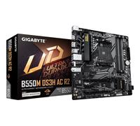 GIGABYTE B550M DS3H AC R2 Carte mère - Processeurs AMD Ryzen 5000, VRM 5+3 phases, jusqu'à 4733 MHz DDR4 (O.C.), 1x M.2 PCIe 4.0 + 1x M.2 PCIe 3.0, Wi-Fi 5, LAN 1 GbE, USB 3.2 Gen 1