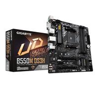 GIGABYTE B550M DS3H Carte mère - Processeurs AMD Ryzen 5000, VRM 5+3 phases, jusqu'à 4733 MHz DDR4, 1xPCIe 4.0 + 1xPCIe 3.0 M.2, LAN 1GbE, USB 3.2 Gen 1