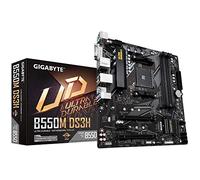 GIGABYTE B550M DS3H Carte mère - Processeurs AMD Ryzen 5000, VRM 5+3 phases, jusqu'à 4733 MHz DDR4, 1xPCIe 4.0 + 1xPCIe 3.0 M.2, LAN 1GbE, USB 3.2 Gen 1