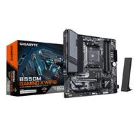 GIGABYTE B550M GAMING X WIFI6 Carte mère - Processeurs AMD Ryzen 5000, VRM 5+3 phases, jusqu'à 3200 MHz DDR4, 1x M.2 PCIe 4.0 + 1x M.2 PCIe 3.0, Wi-Fi 6, LAN 1 GbE, USB 3.2 Gen 1