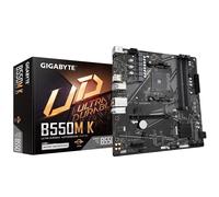 Gigabyte B550M K Motherboard - Supports AMD Ryzen 5000 Series AM4 CPUs, up to 47