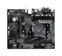 Gigabyte B550M S2H - 1.0 - carte-mère - micro ATX - Socket AM4 - AMD B550 Chipset - USB 3.2 Gen 1 - Gigabit LAN - carte graphique embarquée (unité centrale requise) - audio HD (8 canaux)