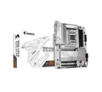 GIGABYTE B650 AORUS ELITE AX ICE Carte mère - Compatible avec les processeurs AMD Ryzen 9000, VRM numérique 12+2+2 phases, jusqu'à 8000 MHz DDR5 (OC), 1xPCIe 5.0 + 2xPCIe 4.0 M.2, Wi-Fi 6E, LAN 2.5GbE, USB 3.2 Gen 2x2