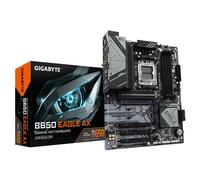 GIGABYTE B650 EAGLE AX Carte mère - AMD Ryzen série 9000, VRM 12+2+2 phases, jusqu'à 7600 MHz DDR5 (OC), 1xPCIe 5.0 + 2xPCIe 4.0 M.2, LAN GbE, WIFI 6E, USB 3.2 Gen 2