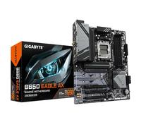 GIGABYTE B650 EAGLE AX Carte mère - AMD Ryzen série 9000, VRM 12+2+2 phases, jusqu'à 7600 MHz DDR5 (OC), 1xPCIe 5.0 + 2xPCIe 4.0 M.2, LAN GbE, WIFI 6E, USB 3.2 Gen 2