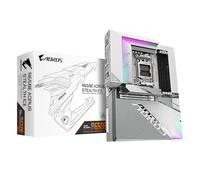 GIGABYTE B650E AORUS STEALTH ICE Carte mère - AMD Ryzen série 9000, VRM 12+2+2 phases, jusqu'à 8000 MHz DDR5 (OC), 1xPCIe 5.0 + 2xPCIe 4.0 M.2, LAN 2,5 GbE, WIFI 7, USB 3.2 Gen 2x2