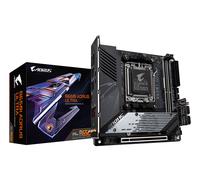 GIGABYTE B650I AORUS ULTRA Carte Mère - Compatible avec les processeurs AMD Ryzen 9000, VRM numérique 8+2+1, jusqu'à 7200MHz DDR5 (OC), 1x PCIe 5.0 + 2x PCIe 4.0 M.2, Wi-Fi 6E, LAN 2.5GbE, USB 3.2 Gen