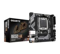 GIGABYTE B650I AX Carte mère - AMD Ryzen série 9000, VRM 5+2+1 phases, jusqu'à 6400 MHz DDR5 (OC), 1xPCIe 4.0 M.2, LAN 2,5 GbE, WIFI 6E, USB 3.2 Gen 2