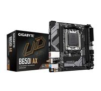 GIGABYTE B650I AX Carte mère - AMD Ryzen série 9000, VRM 5+2+1 phases, jusqu'à 6400 MHz DDR5 (OC), 1xPCIe 4.0 M.2, LAN 2,5 GbE, WIFI 6E, USB 3.2 Gen 2