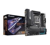 GIGABYTE B650M AORUS ELITE AX Carte mère - AMD Ryzen série 9000, VRM 12+2+1 phases, jusqu'à 8000 MHz DDR5 (OC), 1xPCIe 5.0 + 1xPCIe 4.0 M.2, LAN 2,5 GbE, WIFI 6E, USB 3.2 Gen 2
