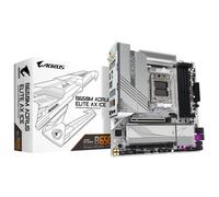 GIGABYTE B650M AORUS ELITE AX ICE Carte mère - AMD Ryzen série 9000, VRM 12+2+2 phases, jusqu'à 8000 MHz DDR5 (OC), 1xPCIe 5.0 + 1xPCIe 4.0 M.2, LAN 2,5 GbE, WIFI 6E, USB 3.2 Gen 2x2