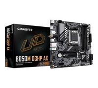 GIGABYTE B650M D3HP AX Carte mère - AMD Ryzen série 9000, VRM 5+2+2 phases, jusqu'à 8000 MHz DDR5 (OC), 2xPCIe 4.0 M.2, WIFI 6E, LAN 2,5 GbE, USB 3.2 Gen 1