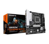 GIGABYTE B650M GAMING WIFI6E Carte Mère - Processeurs AMD Ryzen Série 9000, VRM 5+2+2 phases, jusqu'à 6400 MHz DDR5 (OC), 1xPCIe 4.0 M.2, LAN 2,5 GbE, WIFI 6E, USB 3.2 Gen 1