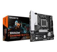 GIGABYTE B650M GAMING WIFI6E Carte Mère - Processeurs AMD Ryzen Série 9000, VRM 5+2+2 phases, jusqu'à 6400 MHz DDR5 (OC), 1xPCIe 4.0 M.2, LAN 2,5 GbE, WIFI 6E, USB 3.2 Gen 1