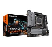 GIGABYTE B650M GAMING X AX Carte mère - AMD Ryzen série 9000, VRM 6+2+1 phases, jusqu'à 8000 MHz DDR5 (OC), 2xPCIe 4.0 M.2, LAN 2,5 GbE, WIFI 6E, USB 3.2 Gen 2