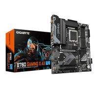 GIGABYTE B760 GAMING X AX Carte Mère - Compatible avec les processeurs Intel Core 14e génération, VRM numérique 8+1+1 phases, jusqu'à 7600MHz DDR5 (OC), 3x PCIe 4.0 M.2, Wi-Fi 6E, 2.5GbE LAN, USB 3.2 Gen 2