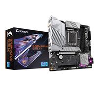 GIGABYTE B760M AORUS Elite AX (LGA 1700/ Intel/ B760/ M-ATX/ DDR5/ Dual M.2/ PCIe 4.0/ USB 3.2 Gen2X2 Type-C/Intel Wi-FI 6E/ 2.5GbE LAN/Q-Flash Plus/PCIe EZ-Latch/Gaming Carte mère)