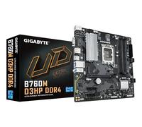 GIGABYTE B760M D3HP DDR4 - Prend en charge les processeurs Intel Core 14ème génération, VRM numérique 4+1+1 phases, jusqu'à 5333MHz DDR4 (OC), 2xPCIe 4.0 M.2, LAN GbE, USB 3.2 Gen1