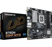 GIGABYTE B760M D3HP WIFI6 Carte mère - Compatible avec Les processeurs Intel Core 14e génération, VRM numérique 4+1+1 Phases, jusqu'à 5600 MHz DDR5, 2X M.2 PCIe 4.0, Wi-FI 6, LAN GbE, USB 3.2 Gen 1