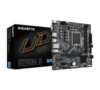 GIGABYTE B760M E Carte mère - Compatible avec les processeurs Intel Core 14¿ génération, VRM 6+1+1 phases, jusqu'à 7200 MHz DDR5 (OC), 2xPCIe 4.0 M.2, LAN 1 GbE, USB 3.2 Gen 1