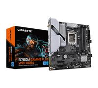 GIGABYTE B760M GAMING PLUS WIFI DDR4 Carte mère - Compatible avec les processeurs Intel Core de 14e génération, VRM 4+1+1 phases, jusqu'à 5333 MHz DDR4 (OC), 2xPCIe 4.0 M.2, Wi-Fi 6, LAN 1 GbE, USB 3.