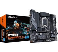 GIGABYTE B760M Gaming X AX Carte mère - Compatible avec les processeurs Intel Core 14e génération, VRM 8+1+1 phases, jusqu'à 7600 MHz DDR5, 2xPCIe 4.0 M.2, Wi-Fi 6E, LAN 2.5GbE, USB 3.2 Gen 2