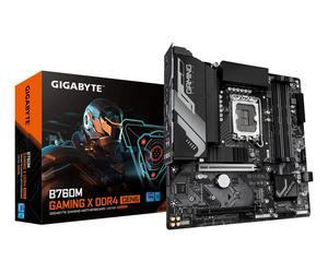 GIGABYTE B760M GAMING X DDR4 GEN5 Carte Mère - Compatible avec les processeurs Intel Core 14e génération, VRM 8+1+1 phases, jusqu'à 3200 MHz DDR4, 2 x M.2 PCIe 4.0, LAN 2.5 GbE, USB 3.2 Gen 1