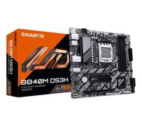 GIGABYTE B840M DS3H Carte mère - Processeurs AMD Ryzen 9000, VRM 8+2+2 phases, jusqu'à 8200 MHz DDR5, 2xPCIe 4.0 M.2, LAN 2.5GbE, USB 3.2 Gen 1