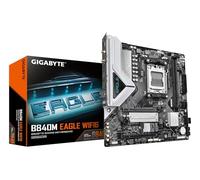 GIGABYTE B840M Eagle WIFI6 Carte Mère - Processeurs AMD Ryzen 9000, 5+2+2 Phases VRM, Jusqu’à 7600 MHz DDR5 (O.C.), 1 x M.2 PCIe 4.0 + 1 x M.2 PCIe 3.0, Wi-FI 6, LAN 2.5 GbE, USB 3.2 Gen 1