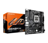 GIGABYTE B840M H Carte Mère - Processeurs AMD Ryzen 9000, VRM 5+2+2 phases, jusqu'à 7200MHz DDR5 (O.C), 1xPCIe 4.0 M.2, LAN 1GbE, USB 3.2 Gen 1