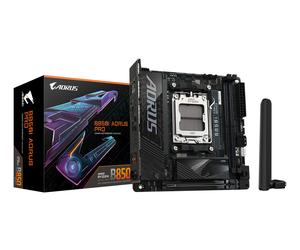 GIGABYTE B850I AORUS PRO Carte Mère - Processeurs AMD Ryzen Série 9000, VRM numérique 8+2+1 phases, jusqu'à 8400MHz DDR5 (OC), 1xPCIe 5.0 + 1xPCIe 4.0 M.2, 2.5LAN, WIFI 7, USB 3.2 Gen 2