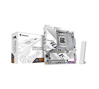GIGABYTE B850M AORUS Elite WIFI6E Ice Carte mère AMD AM5 LGA 1718, mATX, DDR5, 2X M.2, PCIe 5.0, USB-C, WIFI6E, 2.5GbE LAN, EZ-Loquet