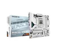 GIGABYTE B850M Eagle WIFI6E Ice Carte mère AMD AM5, M-ATX, DDR5, 2X M.2, PCIe 5.0, USB-C, USB 3.2 Gen 2, WIFI6E, LAN 2,5 GbE, loquet EZ-Plug Wi-FI