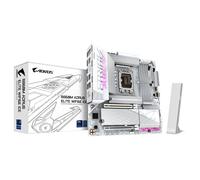 GIGABYTE B860M AORUS Elite WIFI6E Ice Carte mère - Processeurs Intel Core Ultra, VRM 12+1+2+1 Phases, jusqu'à 9200MHz DDR5, 1xPCIe 5.0 + 2xPCIe 4.0 M.2, LAN 2,5 GbE, WiFi 6E, USB 4