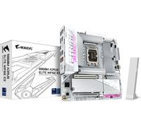 GIGABYTE B860M AORUS ELITE WF6E ICE Carte mère - Processeurs Intel Core Ultra, VRM 12+1+2+1 phases, jusqu'à 9200MHz DDR5, 1xPCIe 5.0 + 2xPCIe 4.0 M.2, LAN 2,5 GbE, WIFI 6E, USB 4