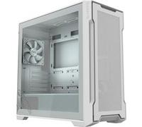 Gigabyte C102 GLASS ICE - Mid tower - mini ITX / micro ATX - panneau latéral fenêtré (verre trempé) - pas d'alimentation (ATX) - blanc - USB/Audio