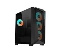 GIGABYTE C301 GLASS : Boîtier PC Midi Tower ATX/EATX/microATX/Mini-ITX Noir, 2x 3.5", 2x 2.5", Verre Trempé, 3x 120mm avant, 1x 120mm arrière