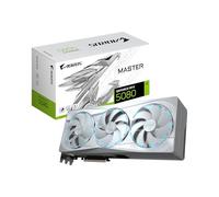 GIGABYTE Carte graphique AORUS GeForce RTX 5080 Master ICE 16G, système de refroidissement WINDFORCE, 16 Go 256 bits GDDR7, GV-N5080AORUSM ICE-16GD Carte vidéo