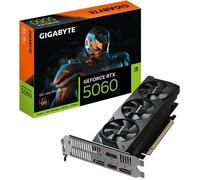 GIGABYTE GeForce RTX 5060 OC Low Profile 8G Carte Graphique - 8GB GDDR7, 128bit, PCI-E 5.0, 2512 MHz Fréquence du cœur, 3 x DisplayPort, 1 x HDMI, GV-N5060OC-8GL