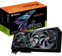GIGABYTE AORUS GeForce RTX 5090 MASTER 32G Carte Graphique - 32 Go GDDR7, 512 bits, PCI-E 5.0, 2655MHz Fréquence du Cœur, 3 x DP 2.1a, 1 x HDMI 2.1b, GV-N5090AORUS M-32GD