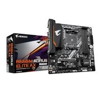 GIGABYTE B550M AORUS ELITE AX Carte mère - Processeurs AMD Ryzen 5000, VRM 5+3 phases, jusqu'à 4733 MHz DDR4, 1xPCIe 4.0 + 1xPCIe 3.0 M.2, Wi-Fi 6E, LAN 1GbE, USB 3.2 Gen 1