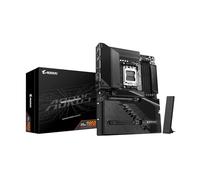 GIGABYTE Carte mère AORUS Stealth AMD AM5 ATX, Prend en Charge Les processeurs AMD Ryzen 9000/8000/7000, DDR5, Power Phase 14+2+2, 4X M.2, PCIe 5.0, USB-C, WIFI7, 5GbE LAN, EZ-Loquet