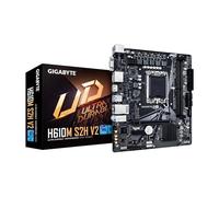 GIGABYTE Carte mère H610M S2H V2, Prend en Charge Les processeurs Intel Core de 14e/13e/12e génération (LGA 1700), mATX, DDR5, 1 x M.2, PCIe 4.0, USB-C, HDMI, 2X DisplayPort, D-Sub, LAN 1GbE